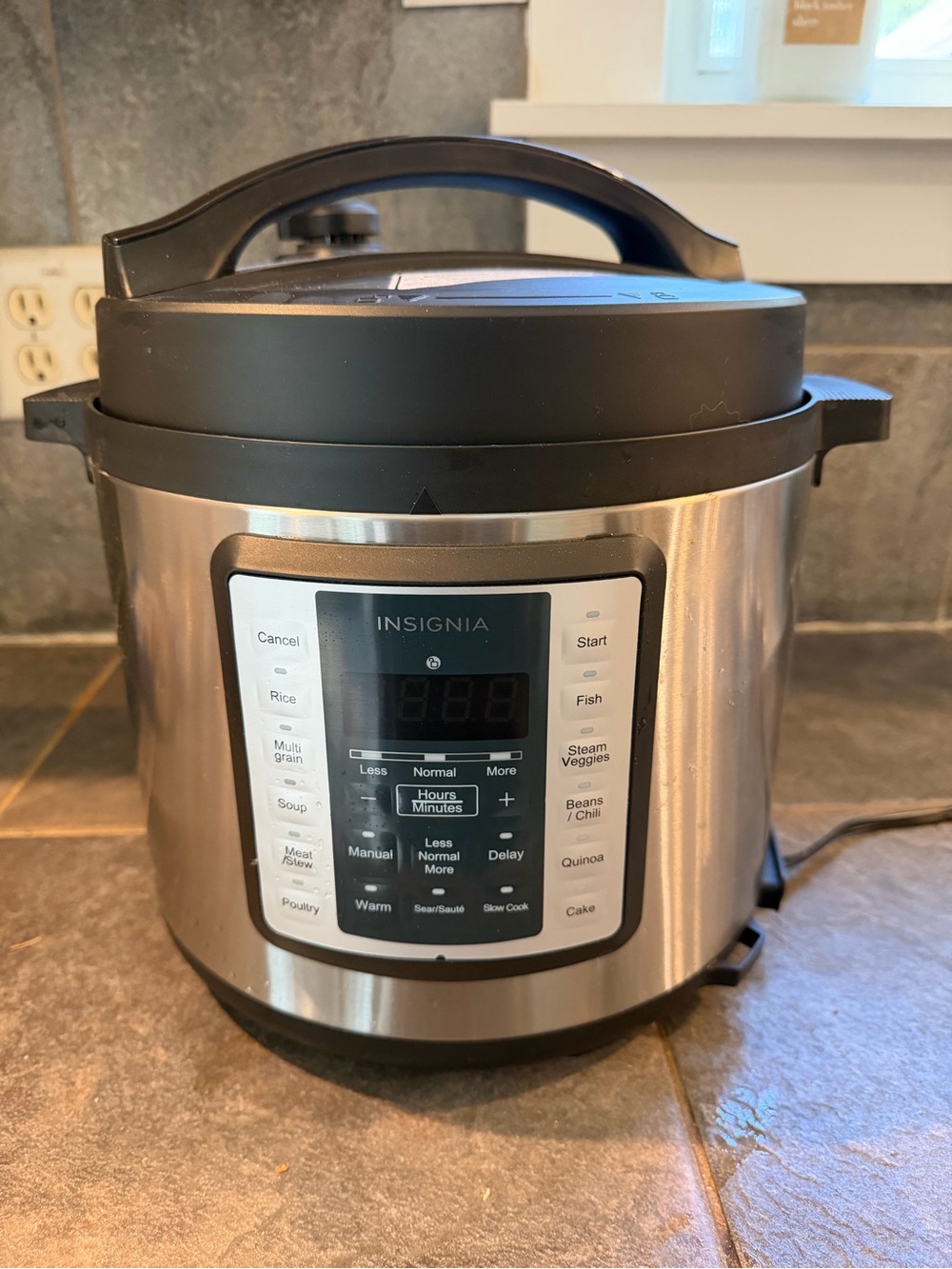 Insignia Stainless Steel Multi-Cooker - Black/Steel